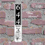 Custom House Sign "Blue Herons" Artwork image 0