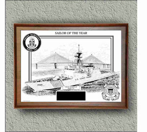 USCGC "HAMILTON WMSL-753 Sailor Of The Year With Cavity '20" image 1