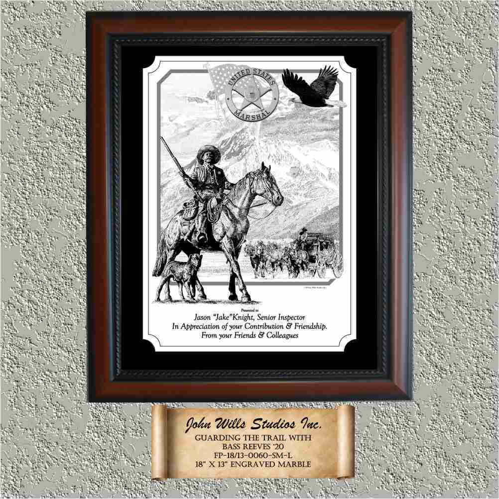 US Marshals "Guarding The Trail With Bass Reeves '20" image 0