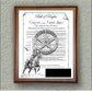 US Marshals "Bill Of Rights And Badge With Brass Plate" image 1