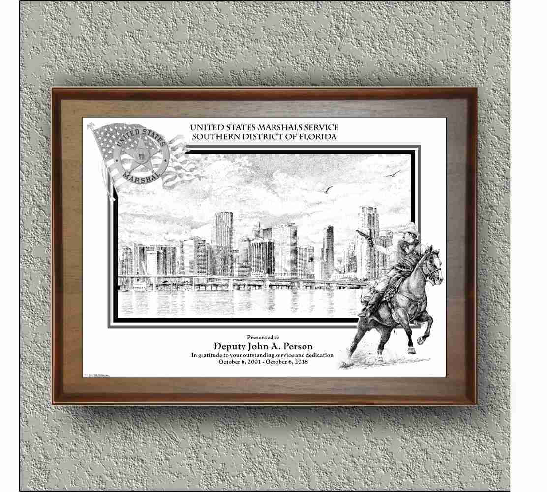 US Marshals "Miami, FL Skyline Southern District '18" image 1
