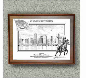 US Marshals "Miami, FL Skyline Southern District '18" image 1