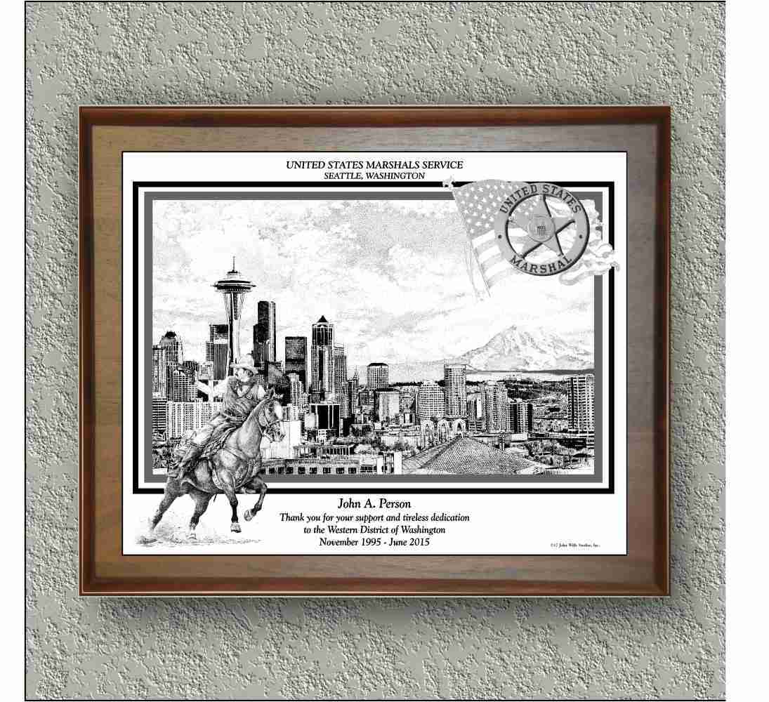 US Marshals "Seattle, WA Skyline" image 1