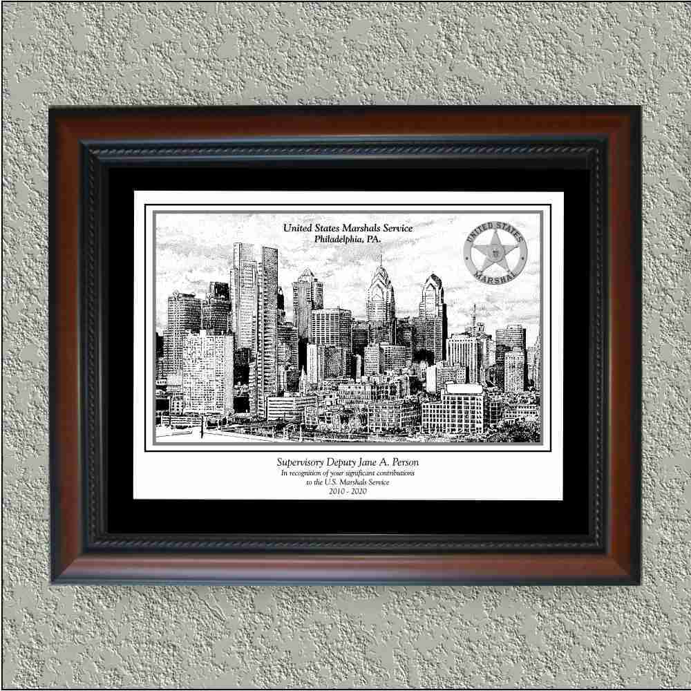 US Marshals "Philadelphia, PA Skyline '16" image 0
