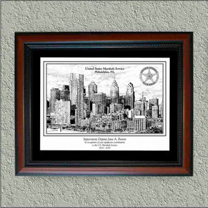 US Marshals "Philadelphia, PA Skyline '16" image 0