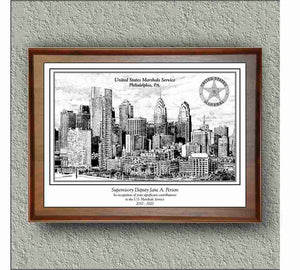 US Marshals "Philadelphia, PA Skyline '16" image 1