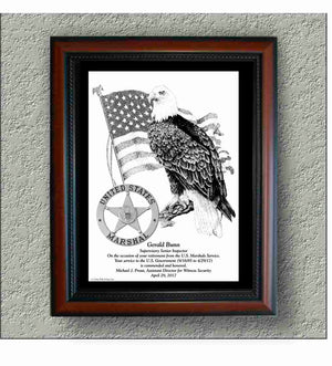 US Marshals "Eagle On Branch" image 0