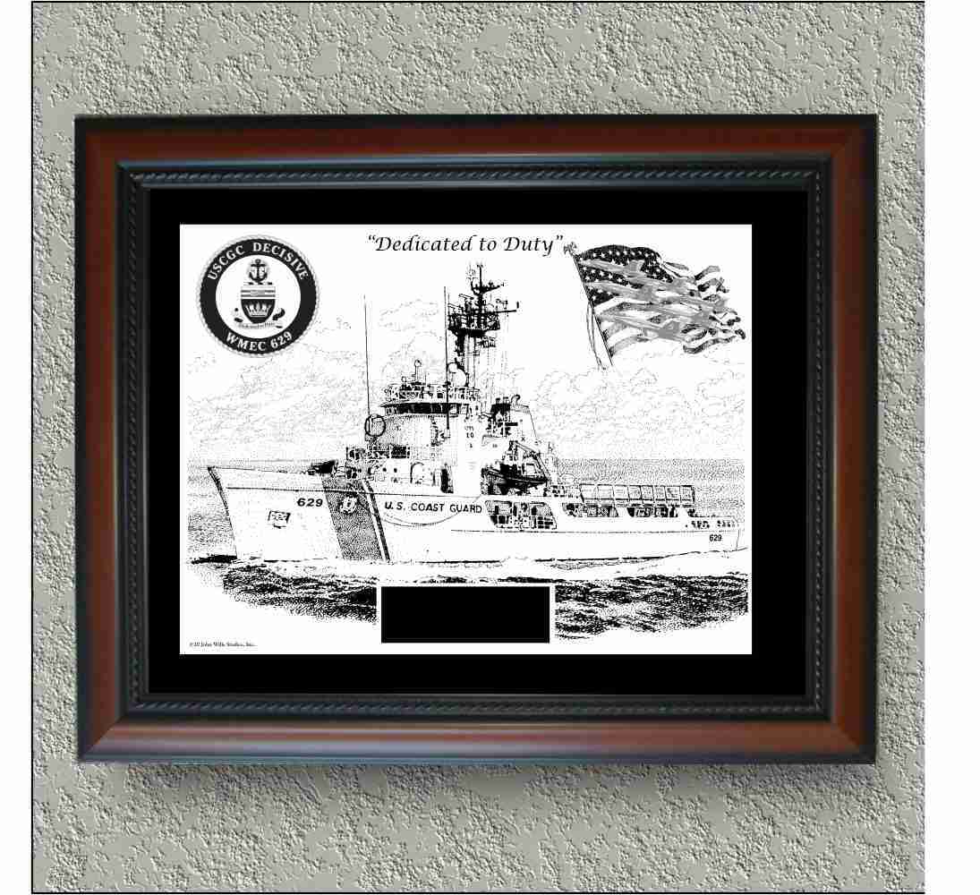 USCGC "DECISIVE WMEC-629 With Cavity '20" image 0
