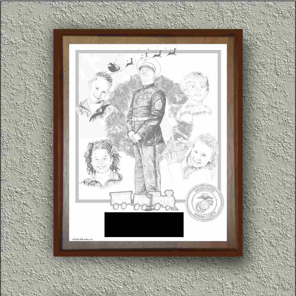 Toys For Tots 2018 With Brass Plate image 0