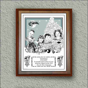 Toys For Tots "Santa & Moon" image 0