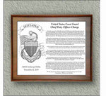 US Coast Guard "CPO CHARGE CCTI INITIATED '18" image 0