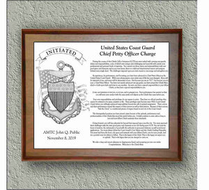 US Coast Guard "CPO CHARGE CCTI INITIATED '18" image 0