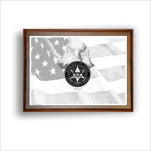 US Marshals Eagle with American Flag & Seal '25