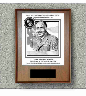 US Air Force Wright Patterson AFB Thomas Barnes Academic Achievement Award image 0