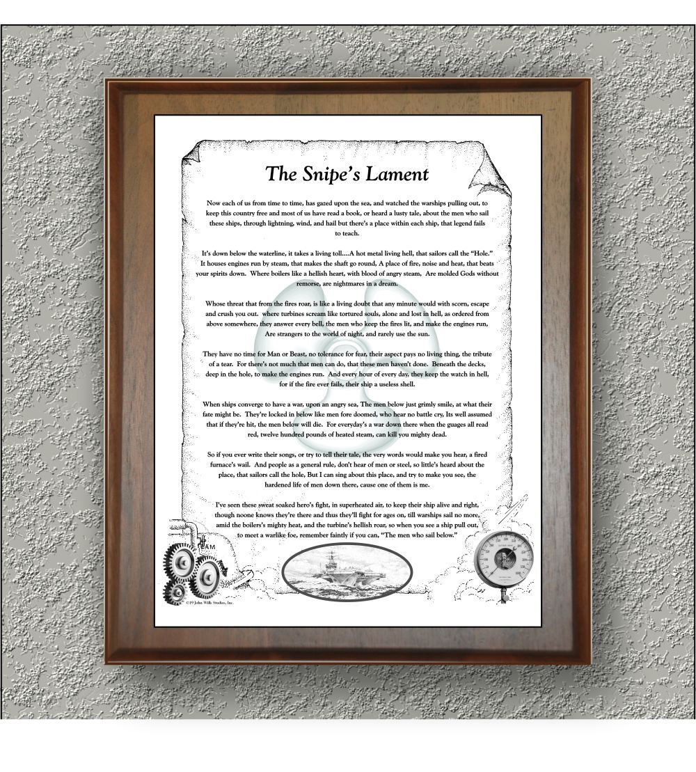US Navy "Snipe's Lament Poem '19" image 1