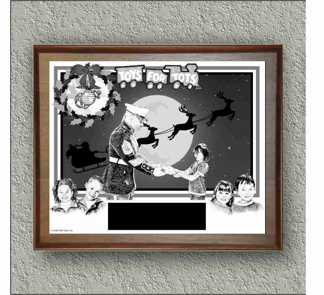 Toys For Tots 2020 With Brass Plate image 0