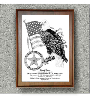 US Marshals "Eagle On Branch" image 1