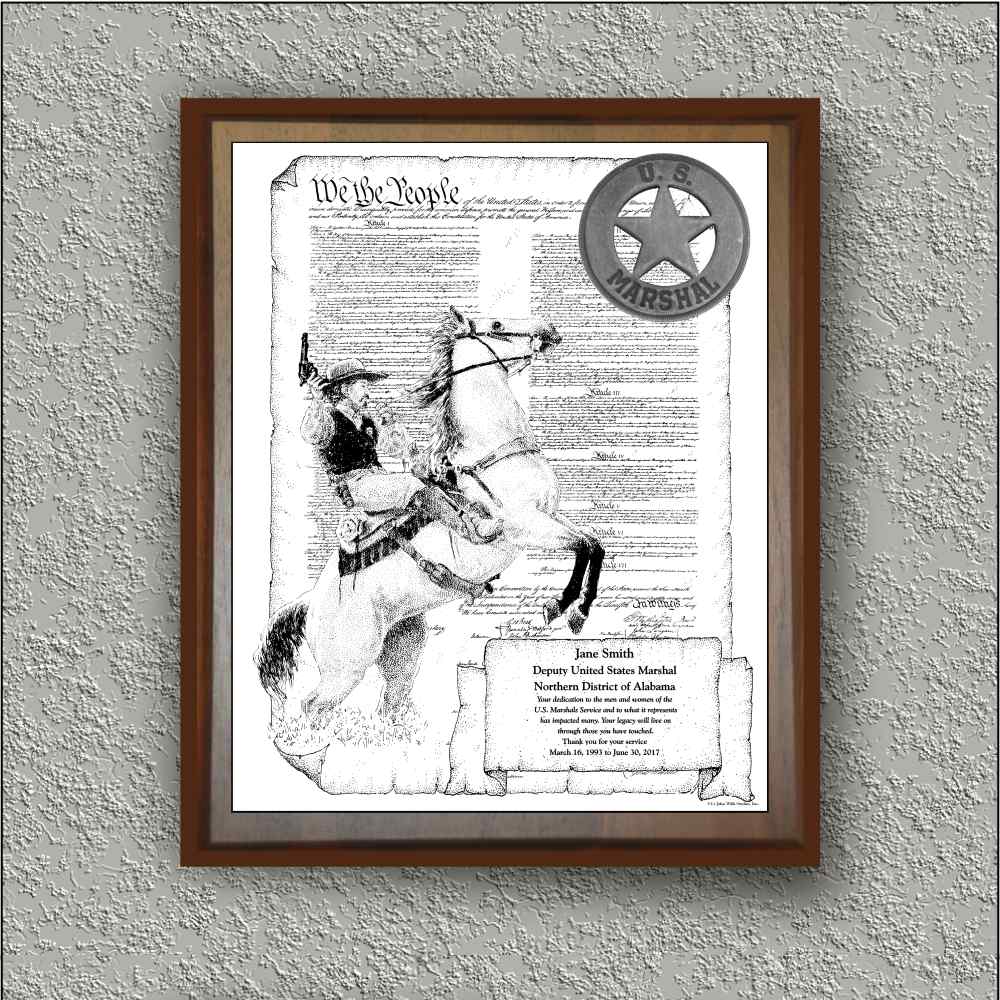 US Marshals "Historic Rider & Constitution" image 1