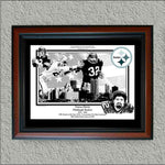 Franco Harris - Pittsburgh Steelers Limited Edition Marble Etching image 0