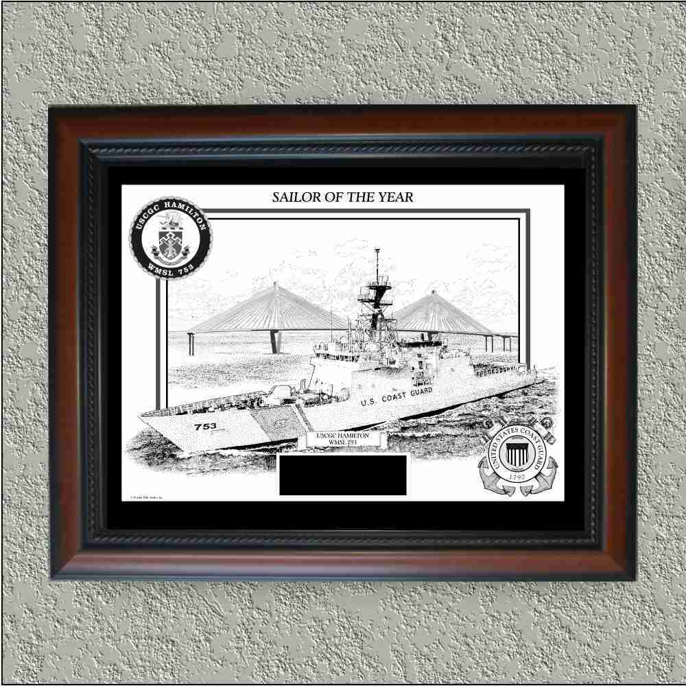 USCGC "HAMILTON WMSL-753 Sailor Of The Year With Cavity '20" image 0