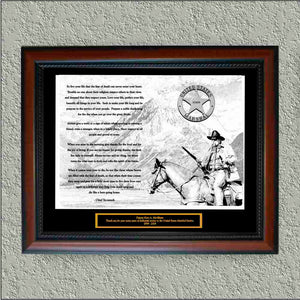 US Marshals "John Wayne Tecumsah Poem" image 0