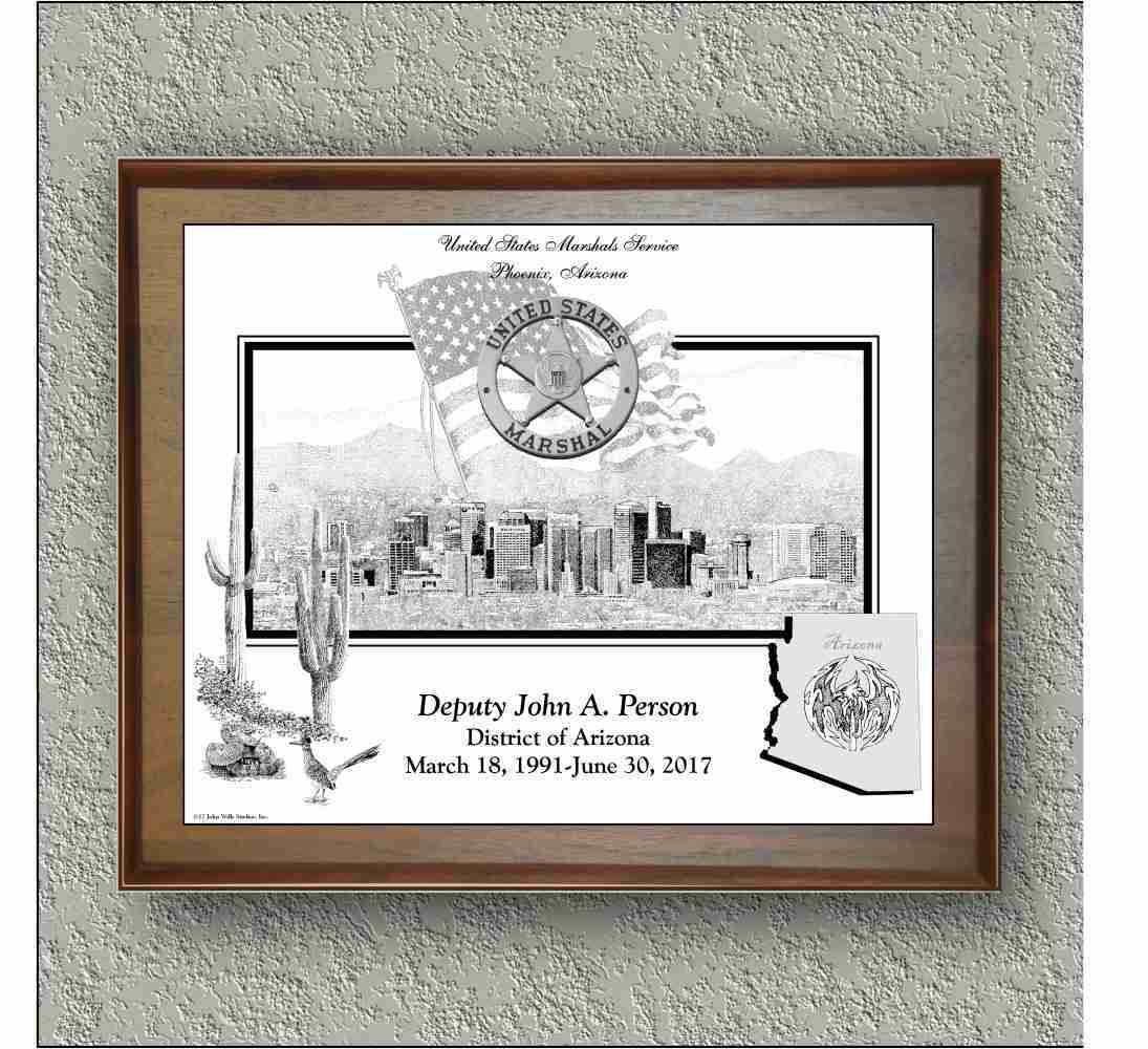 US Marshals "Phoenix, AZ Skyline" image 1